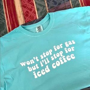 iced coffee tee